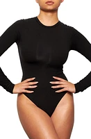 SKIMS Fits Everybody Long Sleeve Crewneck Bodysuit at Nordstrom,