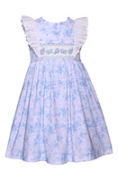 Bonnie Jean Kids' Ruffle Toile Party Dress Blue at Nordstrom