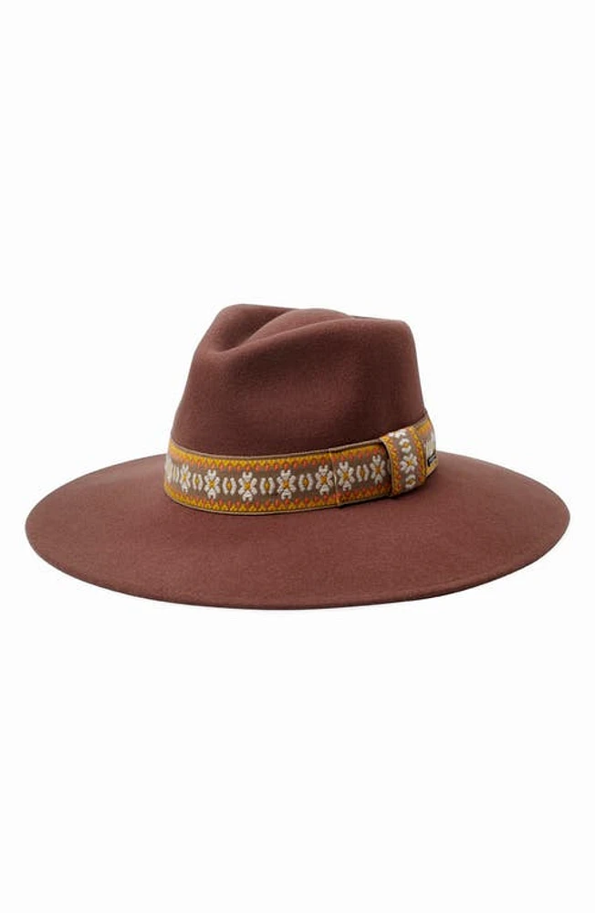 Brixton Joanna Felted Wool Hat Bison/Multi at Nordstrom,