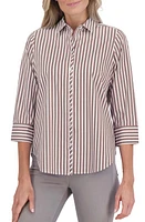 Foxcroft Charlie Stripe Button-Up Shirt at Nordstrom,