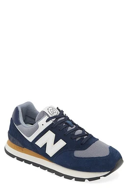 New Balance Gender Inclusive 574 Classic Sneaker Navy Blue/White at Nordstrom,