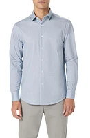 Bugatchi James OoohCotton Geo Print Button-Up Shirt Mint at Nordstrom,