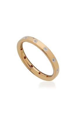 Monica Vinader Fiji Diamond Band Ring in Yellow Gold at Nordstrom, Size 7.5