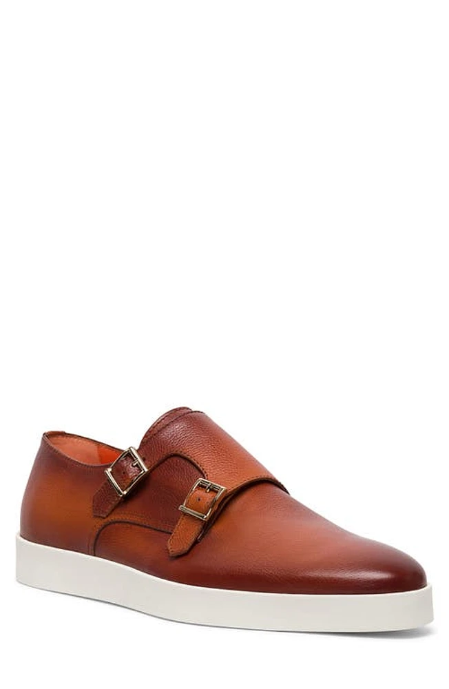 Santoni Bankable Sneaker Brown at Nordstrom,