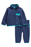 Tucker + Tate Cozy Fleece Sweater & Pants Set Navy Peacoat at Nordstrom,