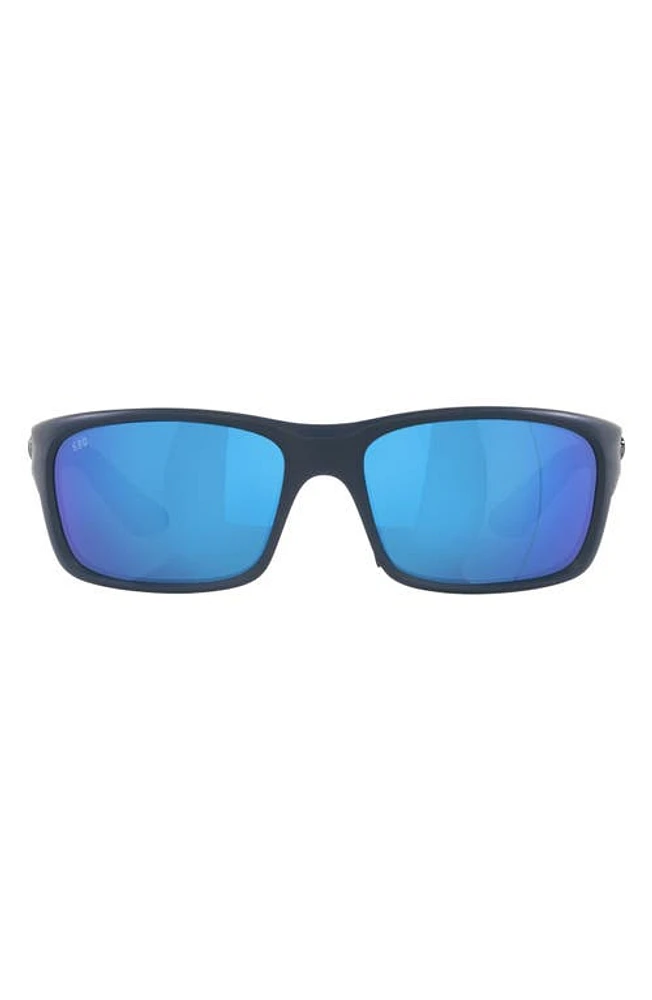 Costa Del Mar Jose Pro 62mm Polarized Oversize Rectangular Sunglasses in Blue at Nordstrom