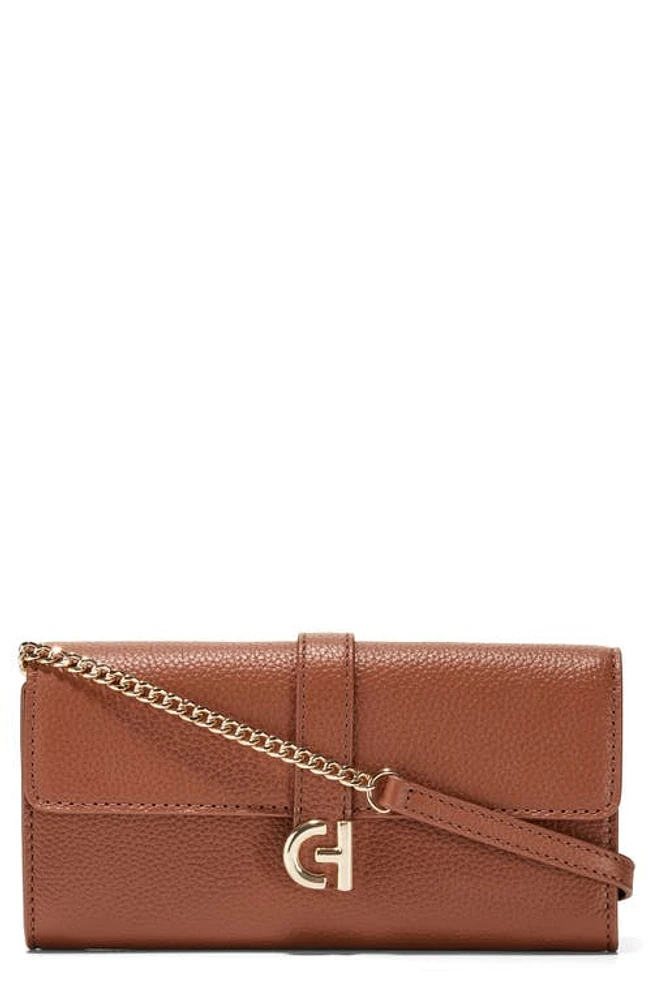 Cole Haan On a Chain Crossbody Wallet in British Tan at Nordstrom