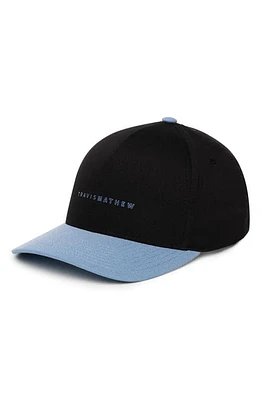 TravisMathew Main Port Snapback Baseball Cap in Black at Nordstrom