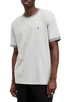 AllSaints Harris Cotton Ringer T-Shirt Grey Marl at Nordstrom,