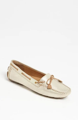 Clarks(r) Artisan Collection 'Dunbar Racer' Loafer in Gold Leather at Nordstrom, Size 5