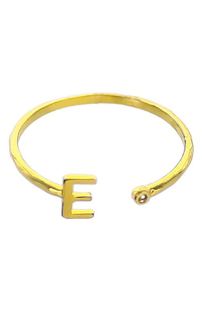 Panacea Initial Ring in Gold-E at Nordstrom