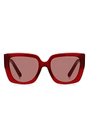 Marc Jacobs 54mm Square Sunglasses in Red/Burgundy at Nordstrom