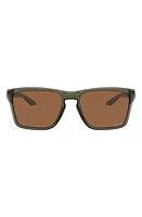 Oakley Sylas 60mm Prizm Rectangular Sunglasses in Olive at Nordstrom