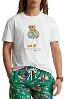 Polo Ralph Lauren Bear Graphic T-Shirt White Beach Club at Nordstrom,