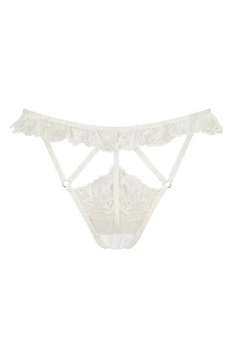 Hunkemöller Libertine High Leg G-String Snow White at Nordstrom,