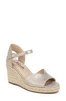 LifeStride Tess Espadrille Platform Wedge Sandal Platino at Nordstrom,