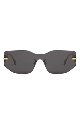 'Fendigraphy Geometric Sunglasses in Shiny Endura Gold /Smoke at Nordstrom