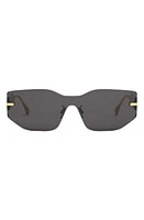 'Fendigraphy Geometric Sunglasses in Shiny Endura Gold /Smoke at Nordstrom