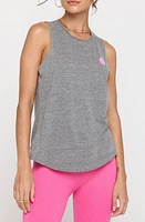 Spiritual Gangster Hamsa Jade Cotton & Modal Graphic Muscle Tank Heather Grey at Nordstrom,