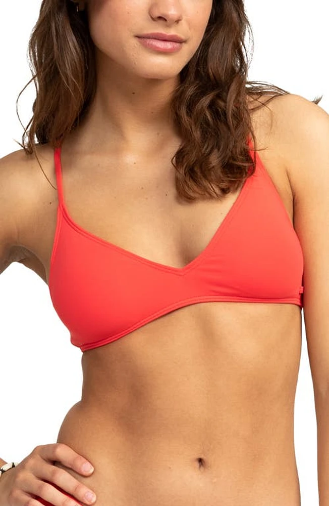 Roxy Beach Classics Triangle Bikini Top at Nordstrom,