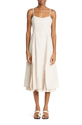 Paloma Wool Etsa Layered Organic Cotton Sundress Dark Ecru at Nordstrom,