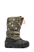 SOREL Flurry Weather Resistant Snow Boot Stone Green/Black at Nordstrom, M