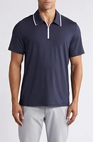 zella Tipped Stripe Polo Shirt at Nordstrom,