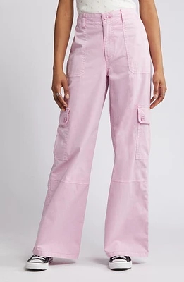 BP. Twill Wide Leg Cargo Pants at Nordstrom,