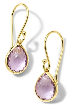 Ippolita Rock Candy Teeny Teardrop Earrings in Gold/Amethyst at Nordstrom