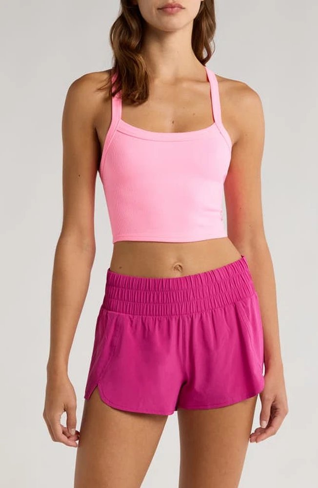 FP Movement by Free People All Clear Rib Crop Camisole at Nordstrom,