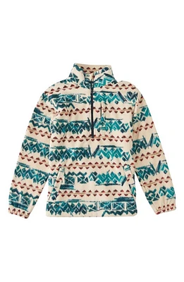 Billabong Kids' Boundary Half Zip Fleece Pullover Bone at