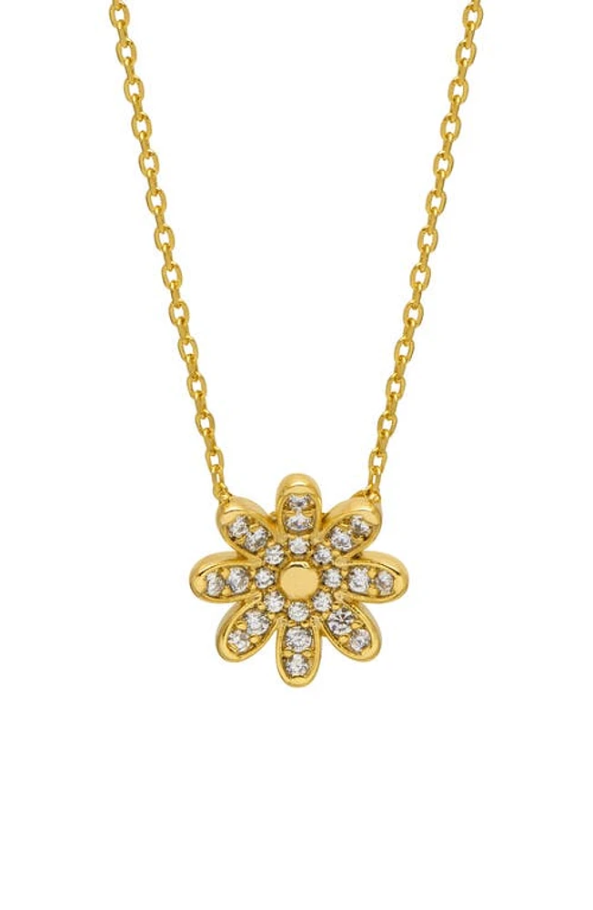 Estella Bartlett Spring Daisy Pendant Necklace in Gold at Nordstrom