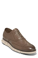 Cole Haan ZeroGrand Wingtip Derby Ch Truffle/Ch at Nordstrom,