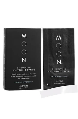 MOON Lunar Peppermint Dissolving Teeth Whitening Strips at Nordstrom