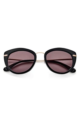 Gemma Styles Let Her Dance 51mm Round Sunglasses in Carbon at Nordstrom