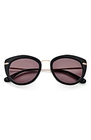 Gemma Styles Let Her Dance 51mm Round Sunglasses in Carbon at Nordstrom