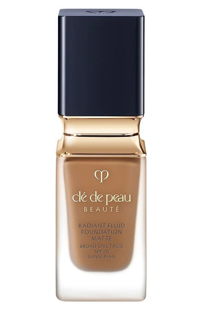 Clé de Peau Beauté Beauté Radiant Fluid Matte Foundation SPF 20 in B80 - Deep Beige at Nordstrom