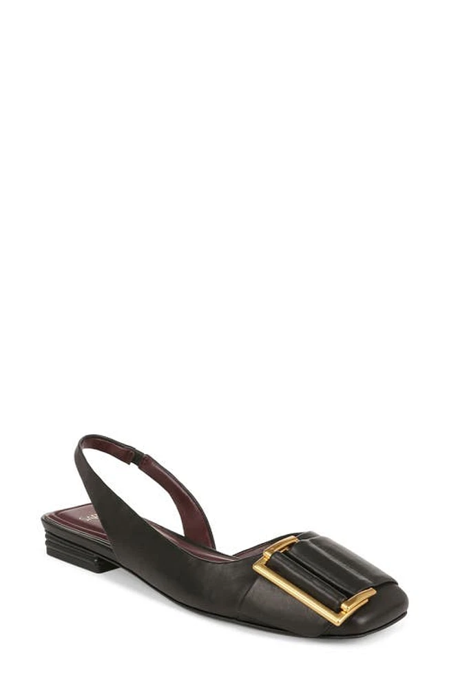 Sarto by Franco Tracy Slingback Square Toe Flat at Nordstrom