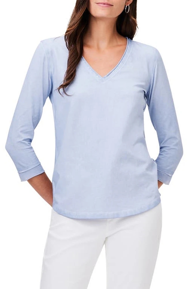 NZT by NIC+ZOE V-Neck Knit Top at Nordstrom,