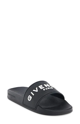 Givenchy Logo Slide Sandal Black at Nordstrom,