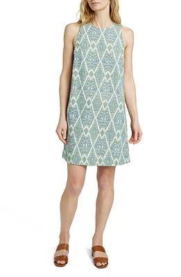 Faherty Carini Ikat Sleeveless Shift Dress Tuscan at Nordstrom,