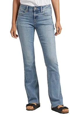 Silver Jeans Co. Elyse Mid Rise Slim Bootcut Indigo at Nordstrom,