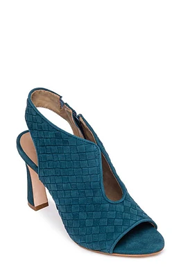 BERNARDO FOOTWEAR Leonora Woven Peep Toe Pump at Nordstrom,