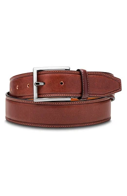 Bosca Salerno Leather Belt Dk Brown at Nordstrom,