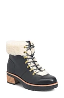 Kork-Ease Winslet Genuine Shearling Trim Bootie Black at Nordstrom,