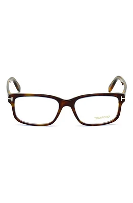 TOM FORD 55mm Blue Light Blocking Glasses in Colored Havana at Nordstrom