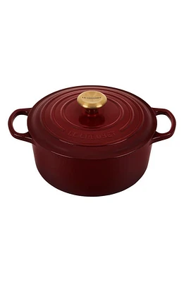 Le Creuset /-Quart Signature Round Enamel Cast Iron French/Dutch Oven in Rhone at Nordstrom