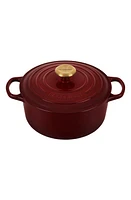 Le Creuset /-Quart Signature Round Enamel Cast Iron French/Dutch Oven in Rhone at Nordstrom