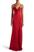 Isabel Marant Kapri Cutout Cowl Neck Gown Scarlet Red at Nordstrom, Us