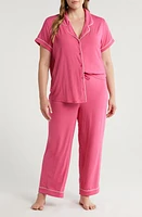 Nordstrom Moonlight Crop Pajamas Pink at Nordstrom,